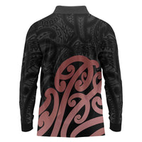 New Zealand Mangopare Tamanako Long Sleeve Polo Shirt Aotearoa Maori