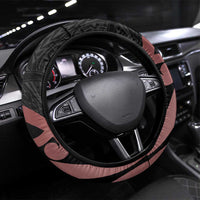 New Zealand Mangopare Tamanako Steering Wheel Cover Aotearoa Maori LT14 Universal Fit Brown - Polynesian Pride