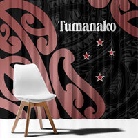 New Zealand Mangopare Tamanako Window Curtain Aotearoa Maori