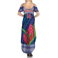 Custom Samoa Rugby Family Matching Summer Maxi Dress and Hawaiian Shirt 2024 Go Champions Samoan Gingers