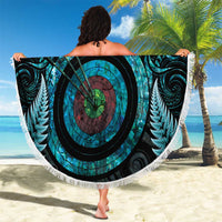 New Zealand Archery Beach Blanket Aotearoa Silver Fern Maori LT14 - Polynesian Pride