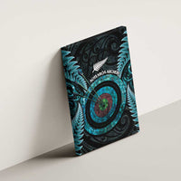 New Zealand Archery Canvas Wall Art Aotearoa Silver Fern Maori LT14 - Polynesian Pride