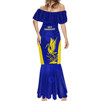 Fiji School Mermaid Dress Ratu Kadavulevu Heron With Fijian Tapa LT14 - Polynesian Pride