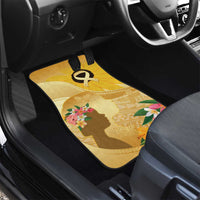 Polynesia Childhood Cancer Awareness Car Mats Be Bold Go Gold Polynesian Art LT14 - Polynesian Pride