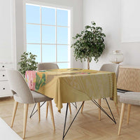 Polynesia Childhood Cancer Awareness Tablecloth Be Bold Go Gold Polynesian Art LT14 - Polynesian Pride