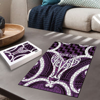 Aotearoa Atua Tangaroa Personalised Puzzle God Of The Sea Maori Whale Tail Purple