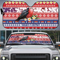 Kiribati Christmas Auto Sun Shade Frigatebird Santa Tekeraoi n te Kiritimati - Polynesian Pride