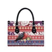 Kiribati Christmas Leather Bag Frigatebird Santa Tekeraoi n te Kiritimati - Polynesian Pride