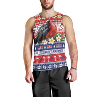 Kiribati Christmas Men Tank Top Frigatebird Santa Tekeraoi n te Kiritimati - Polynesian Pride