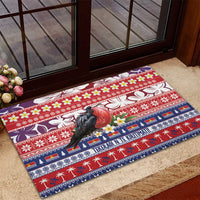 Kiribati Christmas Rubber Doormat Frigatebird Santa Tekeraoi n te Kiritimati - Polynesian Pride