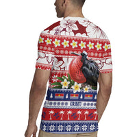Kiribati Christmas Rugby Jersey Frigatebird Santa Tekeraoi n te Kiritimati - Polynesian Pride
