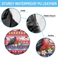 Kiribati Christmas Spare Tire Cover Frigatebird Santa Tekeraoi n te Kiritimati - Polynesian Pride