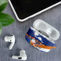 Marshall Islands Christmas AirPods Case Beachy Santa Monono ilo raaneoan Nejin LT14 - Polynesian Pride