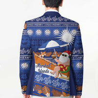 Marshall Islands Christmas Blazer Beachy Santa Monono ilo raaneoan Nejin - Polynesian Pride