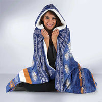 Marshall Islands Christmas Hooded Blanket Beachy Santa Monono ilo raaneoan Nejin - Polynesian Pride