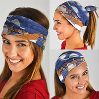 Marshall Islands Christmas Neck Gaiter Beachy Santa Monono ilo raaneoan Nejin - Polynesian Pride