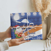 Marshall Islands Christmas Wrapping Paper Beachy Santa Monono ilo raaneoan Nejin - Polynesian Pride