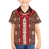 Samoa Siapo Hawaiian Shirt Tapa Pattern Mix Ula Fala Hibiscus LT14 - Polynesian Pride