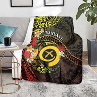 Vanuatu Christmas Blanket Vanuatuan Pig Tusk - Meri Krismas! LT14 - Polynesian Pride