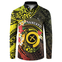Vanuatu Christmas Button Sweatshirt Vanuatuan Pig Tusk - Meri Krismas! LT14 Black - Polynesian Pride