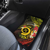Vanuatu Christmas Car Mats Vanuatuan Pig Tusk - Meri Krismas! LT14 - Polynesian Pride
