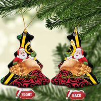 Vanuatu Christmas Ceramic Ornament Vanuatuan Conch Shell - Meri Krismas! LT14 Christmas Tree Black - Polynesian Pride