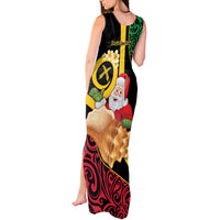 Vanuatu Christmas Tank Maxi Dress Vanuatuan Conch Shell - Meri Krismas! LT14 - Polynesian Pride