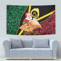 Vanuatu Christmas Tapestry Vanuatuan Conch Shell - Meri Krismas!