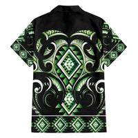 Green Ngaru Taniko With Aotearoa Maori Tattoo Hawaiian Shirt LT14 - Polynesian Pride