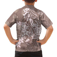 Polynesia Hammerhead Shark Tattoo With Plumeria Lei Hawaiian Shirt LT14 - Polynesian Pride