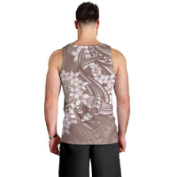 Polynesia Hammerhead Shark Tattoo With Plumeria Lei Men Tank Top LT14 - Polynesian Pride