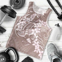 Polynesia Hammerhead Shark Tattoo With Plumeria Lei Men Tank Top LT14 - Polynesian Pride