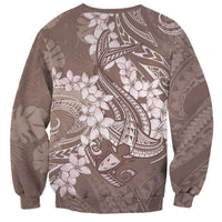 Polynesia Hammerhead Shark Tattoo With Plumeria Lei Sweatshirt LT14 - Polynesian Pride