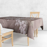 Polynesia Hammerhead Shark Tattoo With Plumeria Lei Tablecloth LT14 - Polynesian Pride