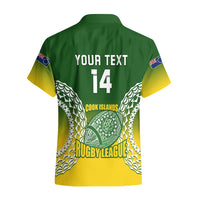 Personalised Cook Islands Rugby Hawaiian Shirt Pacific Go The Kukis Gradient Style LT14 - Polynesian Pride