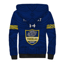 Personalised Tokelau Rugby Sherpa Hoodie Pacific Polynesian Pattern LT14 - Polynesian Pride