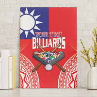 Personalised Taiwan Billiards Canvas Wall Art Eight-ball Pool Polynesia Tattoo - Polynesian Pride
