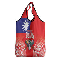Personalised Taiwan Billiards Grocery Bag Eight-ball Pool Polynesia Tattoo - Polynesian Pride