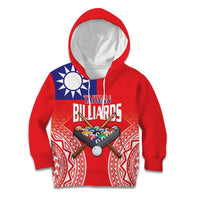 Personalised Taiwan Billiards Kid Hoodie Eight-ball Pool Polynesia Tattoo - Polynesian Pride