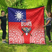 Personalised Taiwan Billiards Quilt Eight-ball Pool Polynesia Tattoo - Polynesian Pride