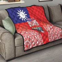 Personalised Taiwan Billiards Quilt Eight-ball Pool Polynesia Tattoo - Polynesian Pride