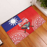 Personalised Taiwan Billiards Rubber Doormat Eight-ball Pool Polynesia Tattoo - Polynesian Pride