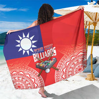Personalised Taiwan Billiards Sarong Eight-ball Pool Polynesia Tattoo - Polynesian Pride