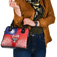 Personalised Taiwan Billiards Shoulder Handbag Eight-ball Pool Polynesia Tattoo - Polynesian Pride