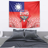 Personalised Taiwan Billiards Tapestry Eight-ball Pool Polynesia Tattoo - Polynesian Pride