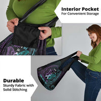 Suicide Awareness Memorial Grocery Bag I Wear Purple and Teal For Someone I Miss - Polynesian Pride