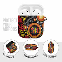 Celebrating 50 Years Papua New Guinea AirPods Case Aboriginal Mix Papuan Pattern LT14 - Polynesian Pride