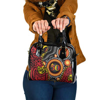 Celebrating 50 Years Papua New Guinea Shoulder Handbag Aboriginal Mix Papuan Pattern - Polynesian Pride