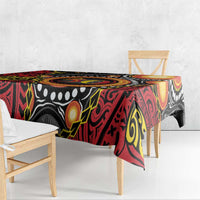 Celebrating 50 Years Papua New Guinea Tablecloth Aboriginal Mix Papuan Pattern LT14 - Polynesian Pride
