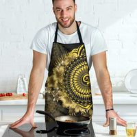 Vanuatu Apron Hibisus Polynesian Pattern Gold LT14 - Polynesian Pride